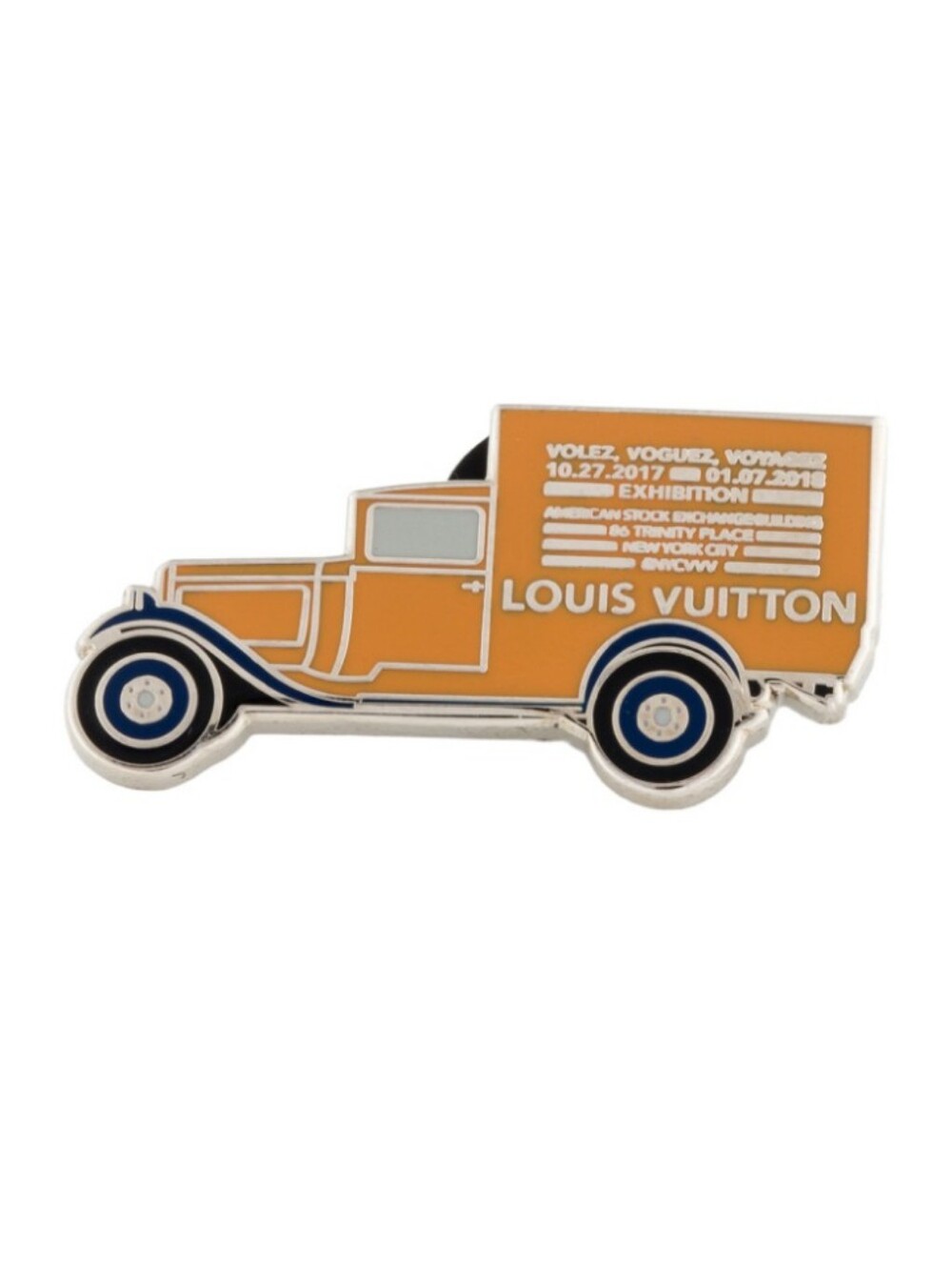 Louis Vuitton Pintrill Yellow Truck Enamel Pin